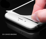 4D iPhone 7 Full Screen Protection White