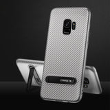 Samsung Galaxy S9 Stand silberne Hülle