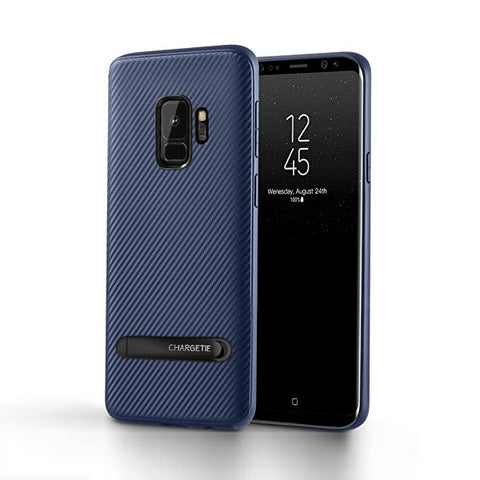 Samsung Galaxy S9 Stand blaue Hülle