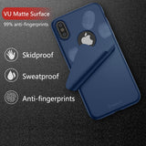 Apple iPhone XS Max 360 Blaue Hülle