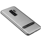 Samsung Galaxy S9 Plus Stand silberne Hülle