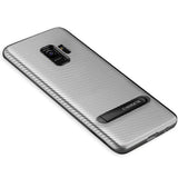 Samsung Galaxy S9 Stand silberne Hülle