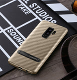 Samsung Galaxy S9 Plus Stand goldene Hülle