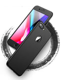 Apple iPhone 7 Plus 360 Schwarze Hülle