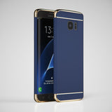 3in1 Samsung Galaxy S7 EDGE Blaue Hülle