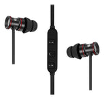 Black Sport ChargeSound Wireless Bluetooth 4.1 Earphones with Microphone
