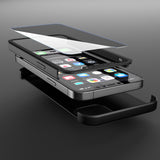 Apple iPhone 12 Pro Max 360 Grad Schutz Schwarze Hülle