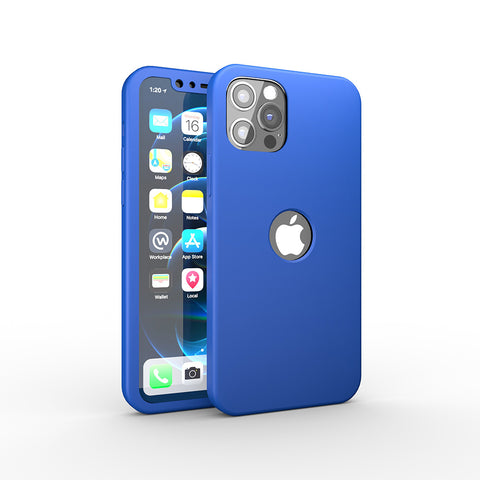 Apple iPhone 12 Pro Max 360 Blaue Hülle