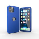 Apple iPhone 12 Pro Max 360 Blaue Hülle